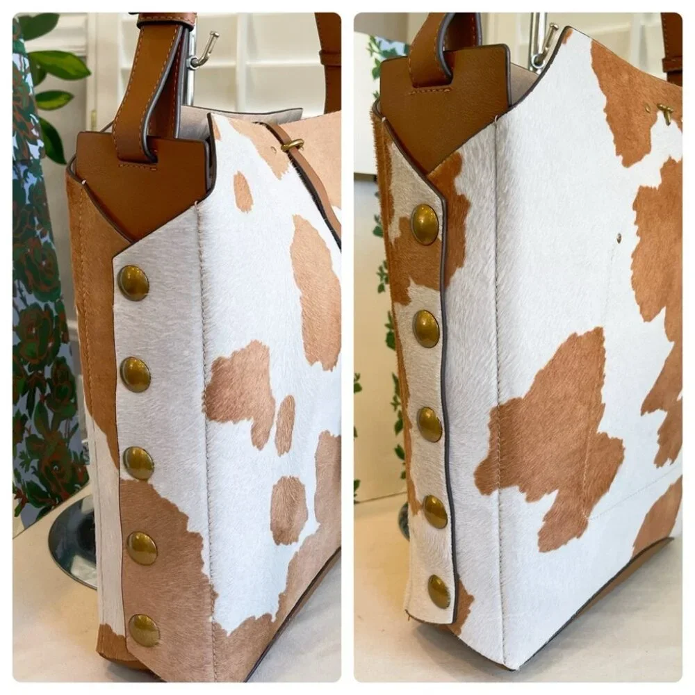 🔥Reserved 🔥NeW! Tory Burch Rowan Calf Hair Bucket Bag - Picture 8 of 12